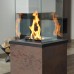 KRATKI Plynový ohřívač PATIO MINI sklo / slinutý křemen OXIDE MORO